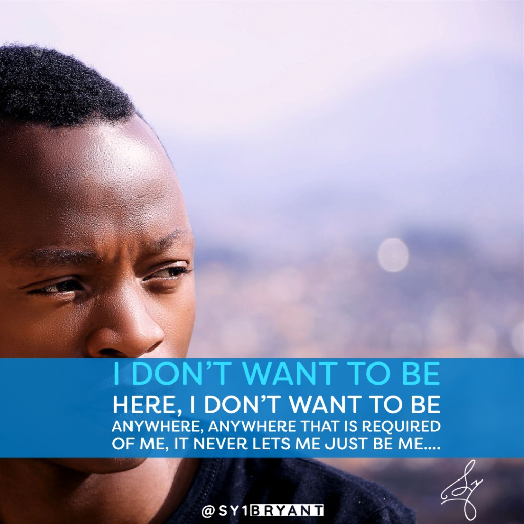 I don’t want to be&nbsp;here